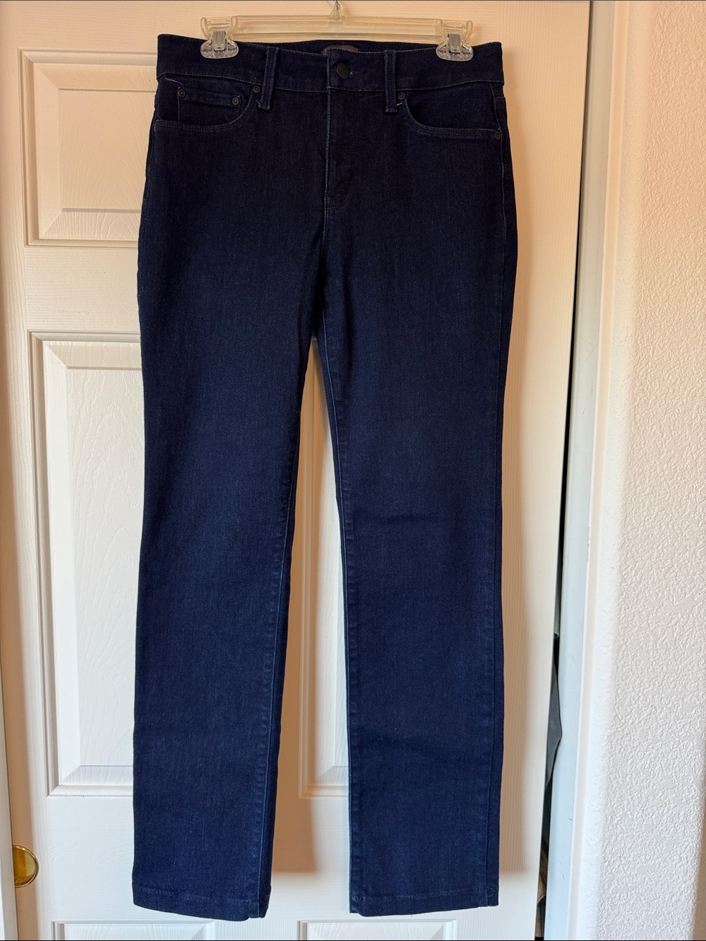 NYDJ Dark Indigo Straight-Leg Jeans